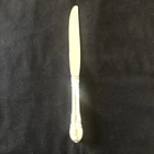 Modern Victorian Lunt STERLING SILVER  Handle Dinner Knife 8 3/4” French Blade