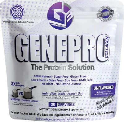 #ad Musclegen Unflavored Protein Powder w Collagen 30 Serving Gluten amp; Lactose Free $33.80