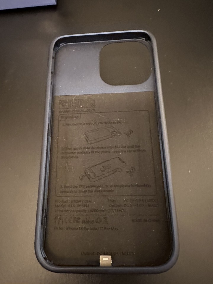 RLX Battery Phone Case For iPhone 14 Pro 4800mah (Open Box). New eBay