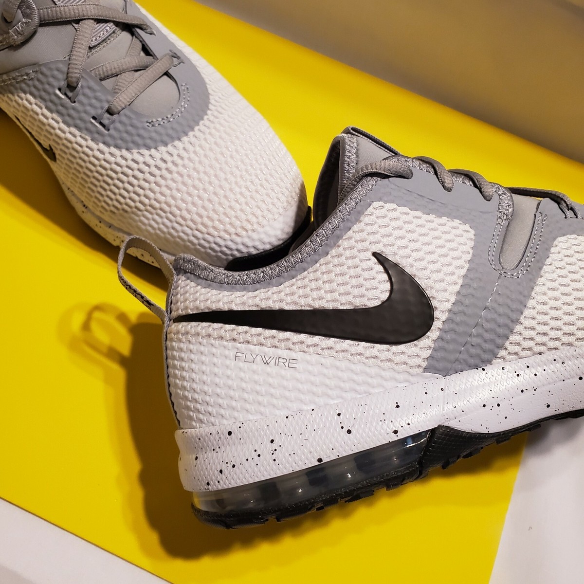 Nike Air Max Typha Flywire Men’s Size 13 Training Running Shoes White A03020-100 Nike Air Max Typha 2 White Wolf Grey for Sale | Authenticity  main image 2