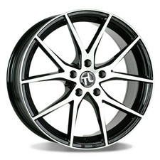 18x8 Traklite Aero Machined Face Black 5x114.3 Et35 Wheels Set 4