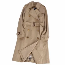 Burberry London Coat Trench with Liner Cotton Outerwear for Women 36 Used MOLO-0