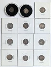 Lot of 12 Seated Liberty Dimes - Random Dates, Varying Quality