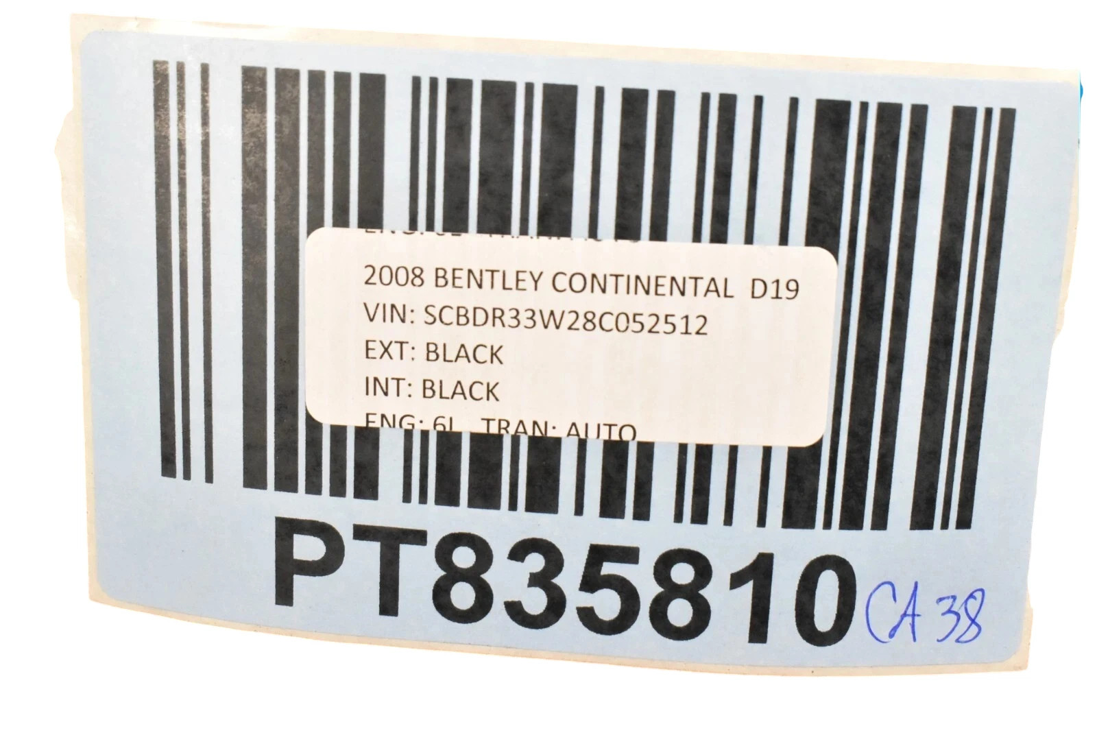 Bentley Continental 2003-2012 Front Left Upper Bracket assembly