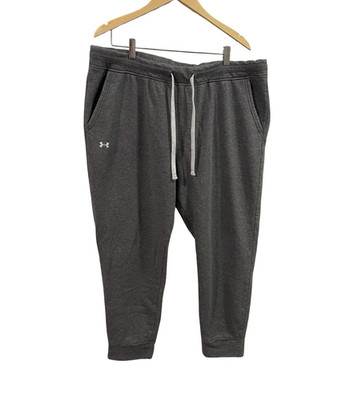 Under Armour Women s XXL Gray Fleece Jogger Sweatpants Loose Fit