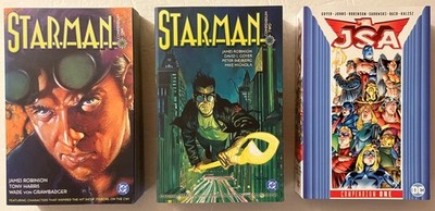 DC Comics Compendium Lot - Starman 1 & 2, JSA Vol. 1 - SEE PHOTOS FREE SHIPPING!
