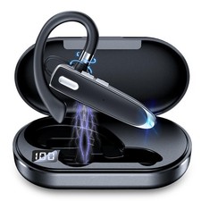 Bluetooth Headset Single Ear Business Earbuds, Wireless Headphones with Mic, ...