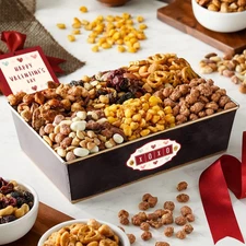 Valentines Day Nuts & Trail Mix Gift Basket for Her, Him, Kids