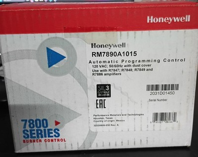 New in Box Honeywell RM7890-A1015 Burner Control Relay Free Priority Shipping