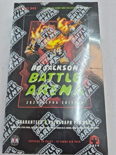 Bo Jackson Battle Arena 2024 Alpha Edition Hobby Box Factory Sealed