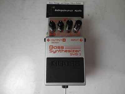 Boss SYB-3 Bass Synthesizer Synth Effects Pedal Free USA Shipping