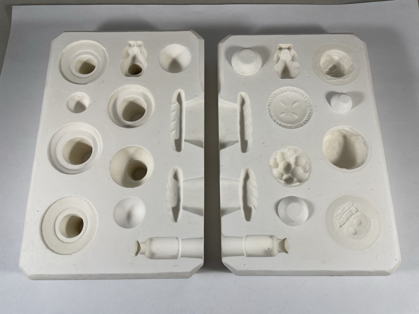 Vintage 1978 Duncan Enterprises Ceramic Casting Slip Mold Miniature Food HM-105A