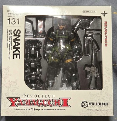 USED Revoltech Yamaguchi Metal Gear Solid Peace Walker Snake Figure Kaiyodo