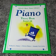 Alfred's Basic Piano Library Piano Theory Book Level 1B P/V/G 1981