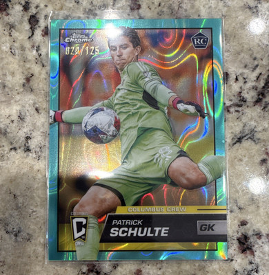 Topps 2023 Chrome MLS Patrick Schulte Rookie Serial #137 Columbus Crew SC /125
