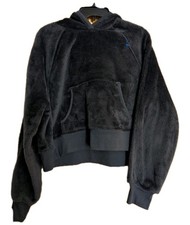 Arizona Juniors Dark Fur Plushie Lined Hooded Jacket Size XL. Item0040