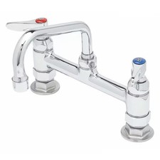 T s Brass Low Laundry Sink Faucet, Manual, 8" Mount, 2 Hole B-0222 T s Brass