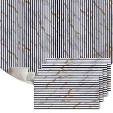 4 Packs Acoustic Wall Panel, 47.2"x23.6" Wood Slat 4PC 47.2"X23.6" Marble