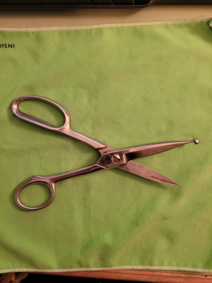 Tijeras para aves de corral Wiss 8,5" punta de perilla de bola tijeras de alta resistencia de colección 41DB Foto 2 de 4