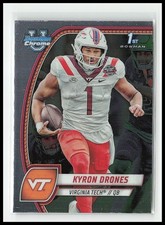 2024 Bowman Chrome University Kyron Drones #119 1st Prospect Hokies