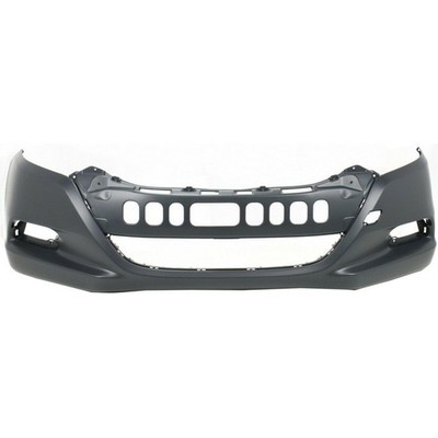 Front Bumper Cover For 2011 Honda Insight 4-Door Hatchback w/ Fog Lamp Holes