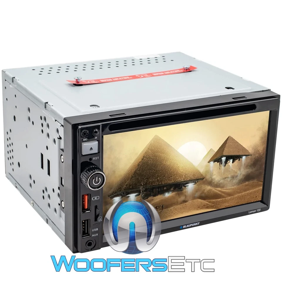 BLAUPUNKT LEMON 122 DOUBLE DIN 6.5" TOUCHSCREEN BLUETOOTH DVD CD USB STEREO NEW - Image 3 of 4