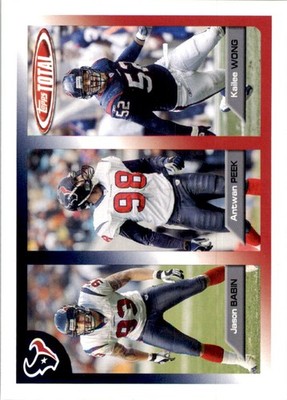 2005 Topps Total Babin/Peek/Wong Football Cards #91