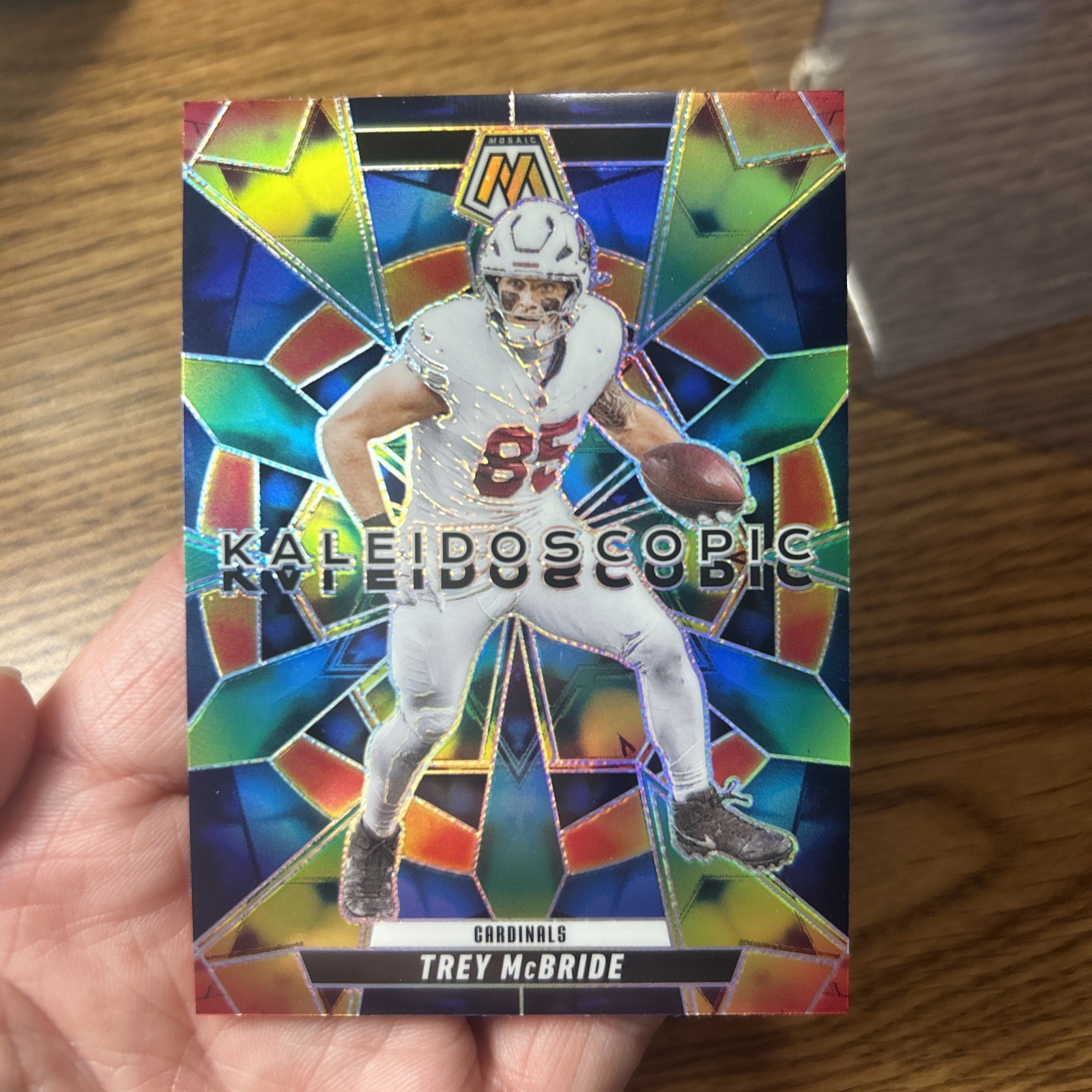 2025 Panini Mosaic Trey McBride Kaleidoscopic SSP Case Hit - #15 Cardinals