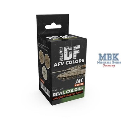 AK Interactive S.L. AK-RCS133 REAL COLORS: IDF AFV Colors SET