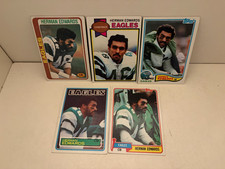 LOT OF 5 HERMAN EDWARDS Cards Rookie #404 212 138 179 442 PHILADELPHIA EAGLES Ex