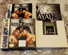 WWF Betrayal Nintendo Game Boy Color CIB