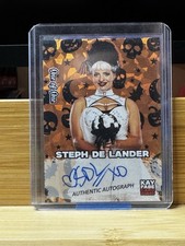 Kayfabe Cardboard Steph De Lander 2025 Halloween 1/1 Orange