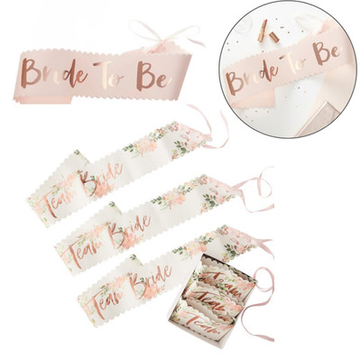 Schärpe Bride to Be & Team Bride - Junggeselleninabschied Hochzeit Braut Heirat 