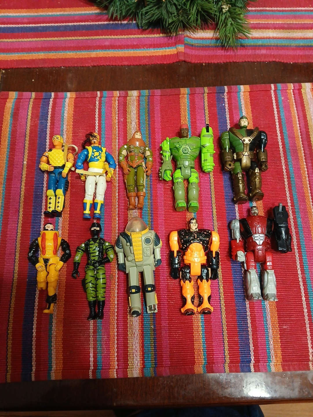 Lot Of 10 Hasbro 80's And 90's Gi Joe Action Figures Broken