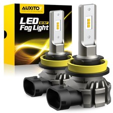 LED Fog Light Bulb H11 High Power Driving Lamps 3000K Amber Foglight Bulbs Kit