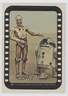 1977 Star Wars Stickers C-3PO R2-D2 Droids on the Sand Plane