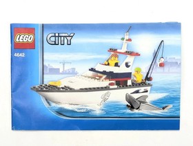 LEGO City Fishing Boat #4642 Complete with Instructions and Minifigures Retired