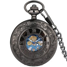 Retro Roman Number Men's Pendant Manual Mechanical Pendant Pocket Watch Chain