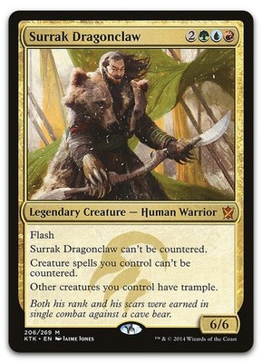Surrak Dragonclaw #206 (NM) Khans of Tarkir KTK Magic MTG