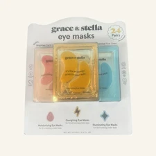 Grace and Stella Energizing Eye masks 24 Pairs  Expiration 4/27 New Sealed Box