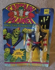 Captin Planet And The  Planeteers  DUKE NUKEM Action Figure # 80-622 FREE SHPNG