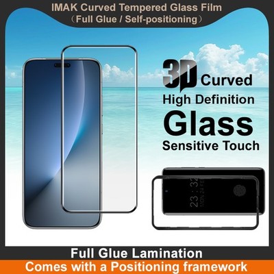 For Honor Magic8 Pro, imak 3D Curved Full Glue Tempered Glass Screen Protector