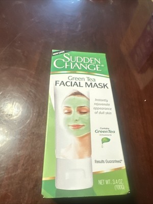 Sudden Change Green Tea Facial Mask   Diminish Wrinkles Puffiness & More - Im...