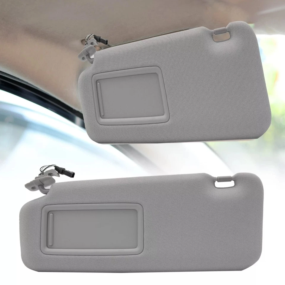 For 2010-2015 Mazda CX-9 Left Driver Side Gray Sun Visor with Lights TDY1-69-320 Foto 2 de 4