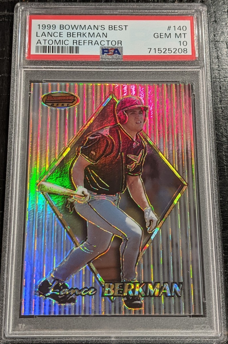 その他 1999 Bowman's Best Atomic Garciaparra 1999 Bowman's Best ATOMIC REFRACTOR Lance Berkman 033/100