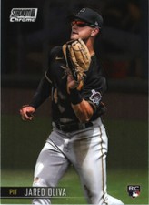 2021 Stadium Club Chrome #310 Jared Oliva RC Pittsburgh Pirates Rookie Card