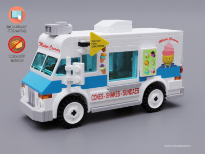 lego ice cream cart instructions