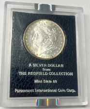 $1 1890-S Morgan Silver Dollar REDFIELD Nice BU San Francisco Mint
