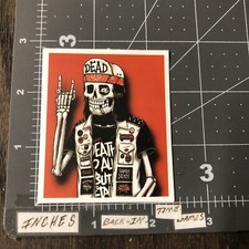 Punk Rocker Adult Humor Sticker For Skateboard Bottle Phone Guitar Ect Mat40