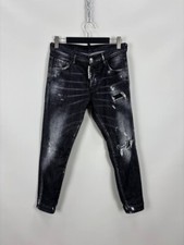 Womens jeans Dsquared2 Size 38 Color Black Duties Paid USA 
